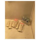 White football drink stir sticks