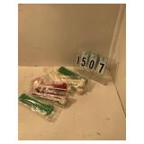 Assorted football drink stir sticks