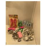 Assorted cookie cutters