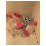 Angel and dove glass ornament