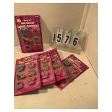 5 pkgs glitzy girl candles