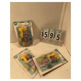 3 pkgs 1st birthday candles