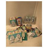 12 assorted 0 candles