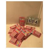 12 pkgs red and white candles