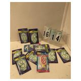 10 assorted number candles