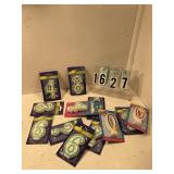 12 assorted number candles