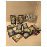 12 assorted number candles