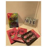 4 pkgs girls rock candles