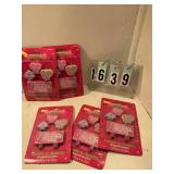 5 pkgs princess birthday candles