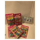 5 pkgs girly  candles