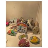 Assorted cake decorations