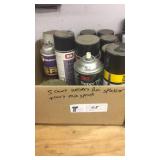 5 cans welders ant splatter 8 misc sprays