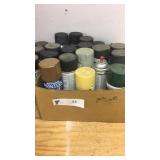 22 cans misc spray paint