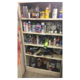 Paint cabinet and contents