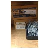 2 full boxes and a bin of 1/2 inch CHNUT W/SPRING