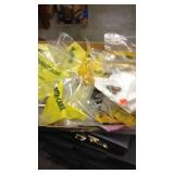 Box full mostly new fittings and airline supplies