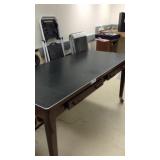 Work table with two drawers on wheels