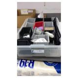 13 bins with wall mounts some have miscellaneous