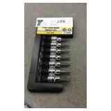 Seven piece 3/8 drive star socket set ( torks)