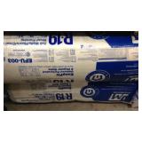 R19 insulation nine pieces 15 inch wide by 93