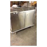 Stainless steel rolling cabinet