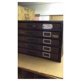 5 drawer cardboard cabinet with the