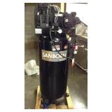 Sanborn 60 gallon vertical air compressor 7 hp