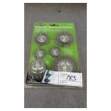 6 peace wire wheel and cup and brush set