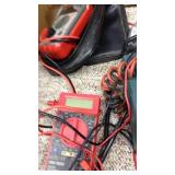 5 multi meters 1 box miscellaneous leads