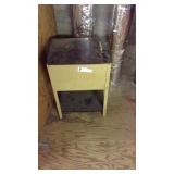 Small metal file cabinet