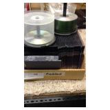 How did CD cases and blank CDs