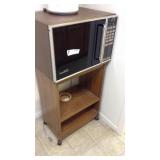 Microwave and cart