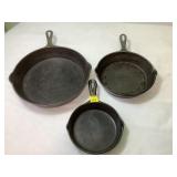 Cast Skillet Lot