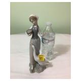 Alladro Girl with Goose Figurine