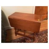 Heywood and Wakefield Wooden Drop Leaf Side Table