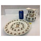 Chadwick Miller Pitcher and Presidential Plate