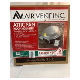 Roof Mounted Attic Fan