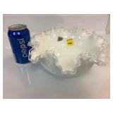 Fenton Ruffled Edge Bowl