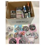 Cassette, DVD, and Audio Lot