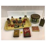 Vintage Tins and Bottles