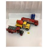 Vintage Metal Trucks and Bank