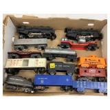 Assorted Train Engines and Car Lot
