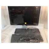 HP Monitor and Keyboards