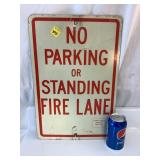 No Parking or Standing Sign