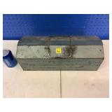 Metal Toolbox with Tray