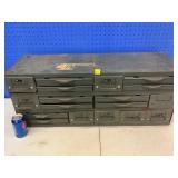 Vintage Equipto 18 Drawer Steel File Cabinet