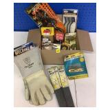 Clamps, Welding Gloves, and Misc. Lot