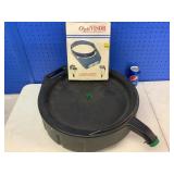 Optivisor and Oil Change Bucket