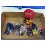 Bass Pro Shops Canister and Rubber Worms