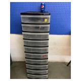 10 Drawer Organizer with Contents